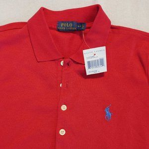 Ralph Lauren classic polo, short sleeve, red
